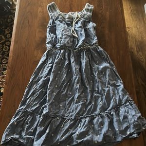 OLDNAVY Blue Boho Floral Dress